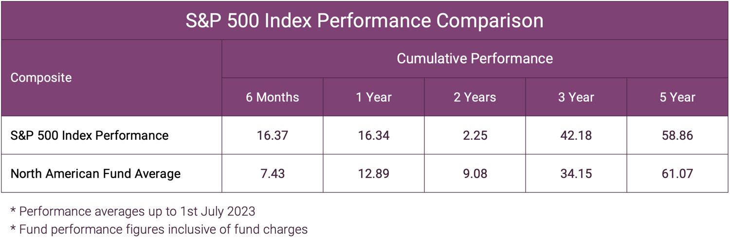 S&P 500 Index Performance Comparison