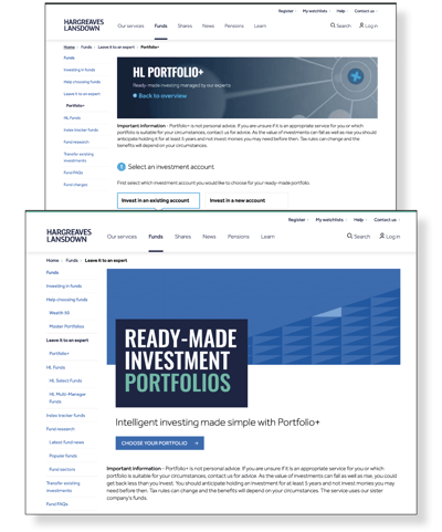 HL readymade portfolios