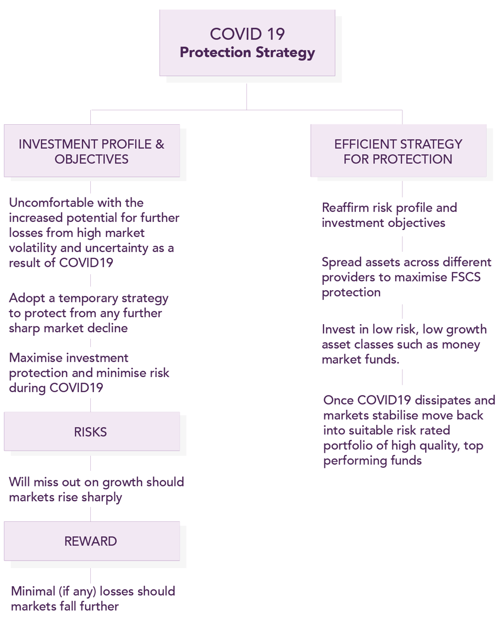 Covid-19 investor protection strategy